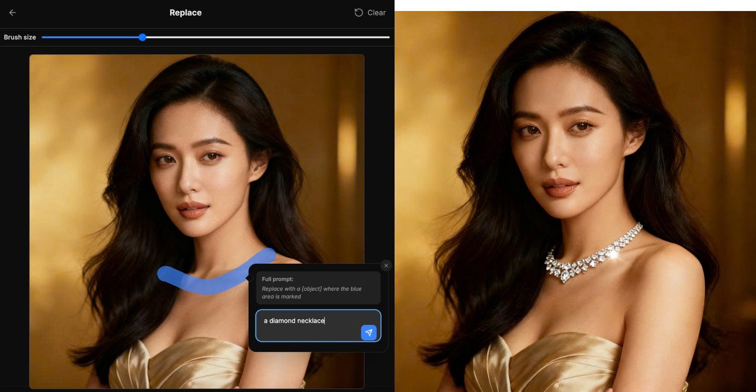 Replace & Add with Brush