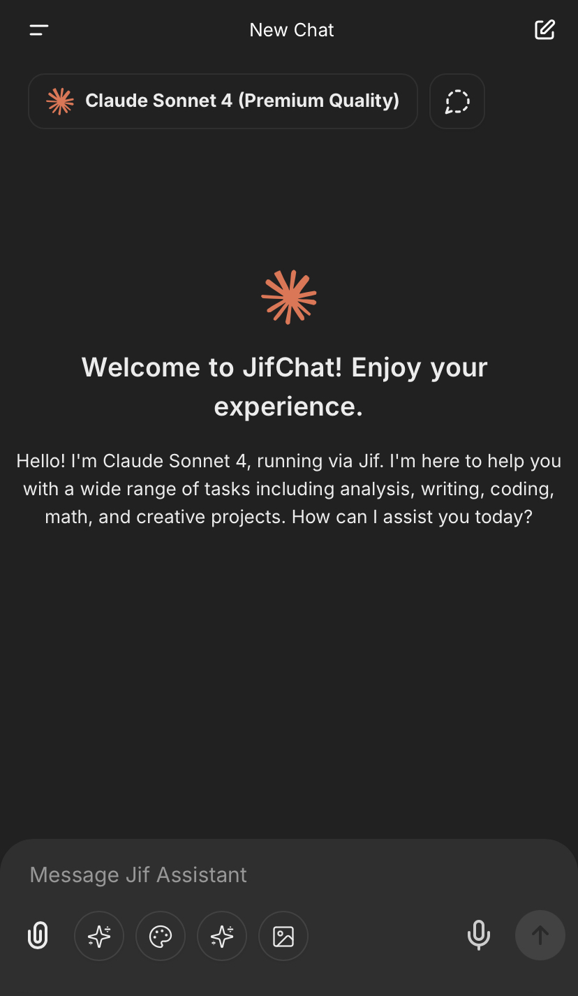 Sample landing screenshot mobile