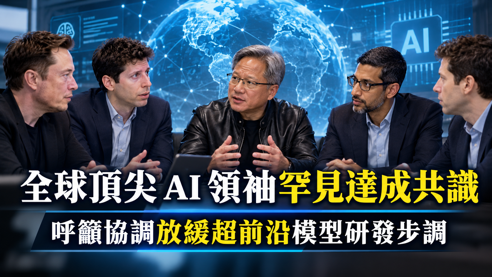 全球頂尖 AI 領袖罕見達成共識 呼籲協調放緩超前沿模型研發步調
