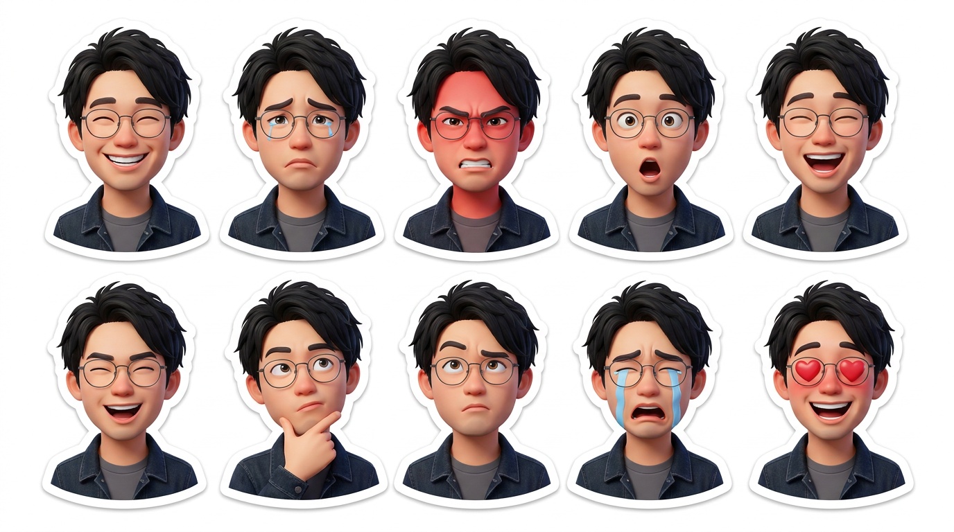 【JifChat 教學】教你如何用 AI 把自拍照片變成表情包！